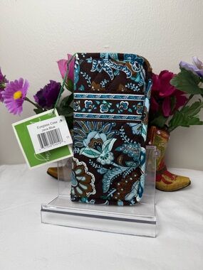NWT Vera Bradley Java Blue Eyeglass Case Retired Pattern